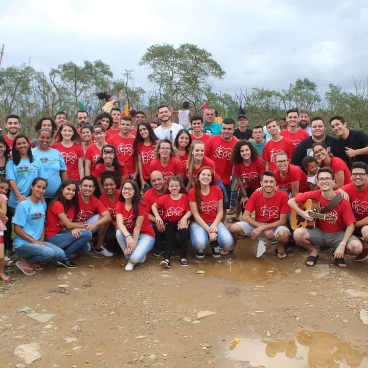 Voluntários em ação